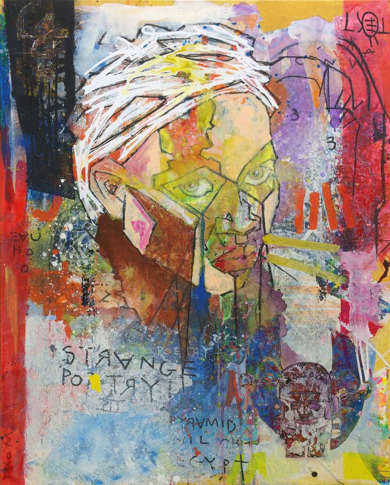 770x956 Saatchi Art Strange Poetry Painting By Ziegler Pierre - Poetry Painting