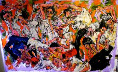 375x230 Saatchi Art Love And Pogo Painting By Gary Mayer - Pogo Painting