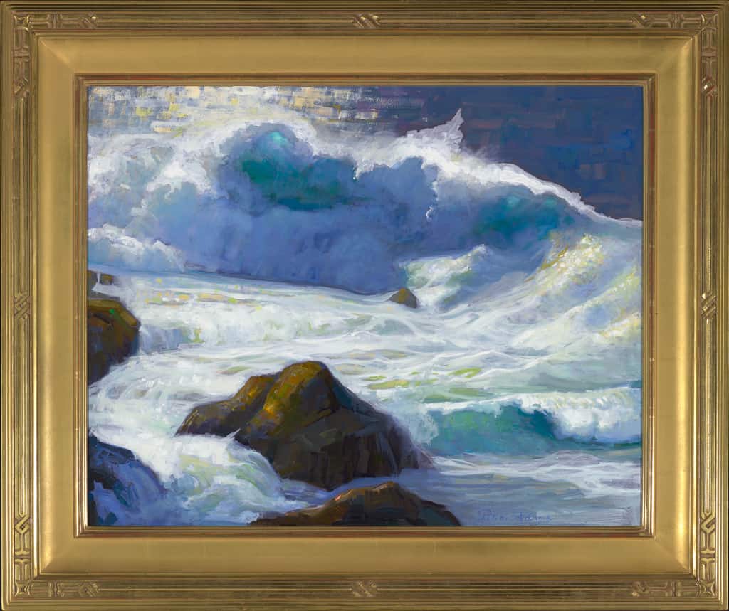 1024x859 Rocky Point Break Carmel, California American Legacy Fine Arts - Point Break Painting