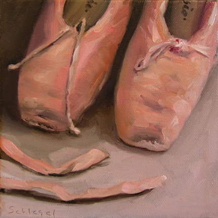 431x432 Painting Each Day Pointe Shoes - Pointe Painting