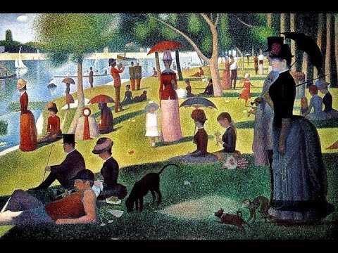 480x360 Seurat Pointillism Painter Jazz - Pointilist Painting