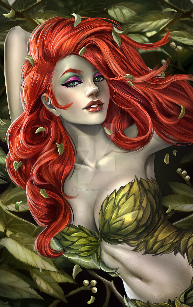 800x1268 Poison Ivy By Inermonster - Poison Ivy Painting