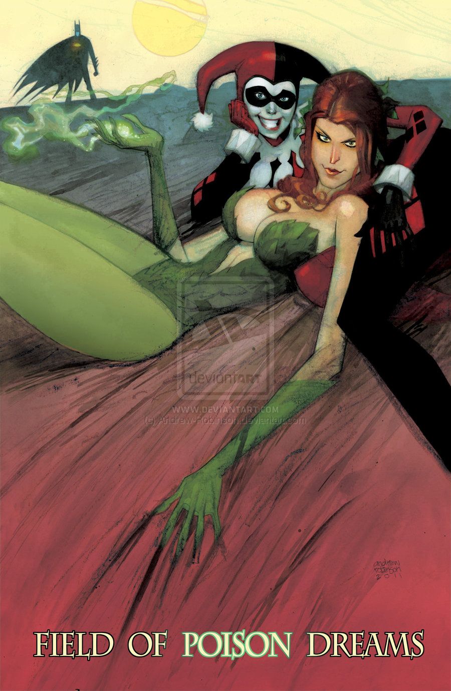 900x1380 Poison Ivy Painting Finished By Andrew - Poison Ivy Painting