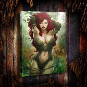 300x300 Poster, Oil Painting Hd Canvas Print Modern Art Comics Poison - Poison Ivy Painting