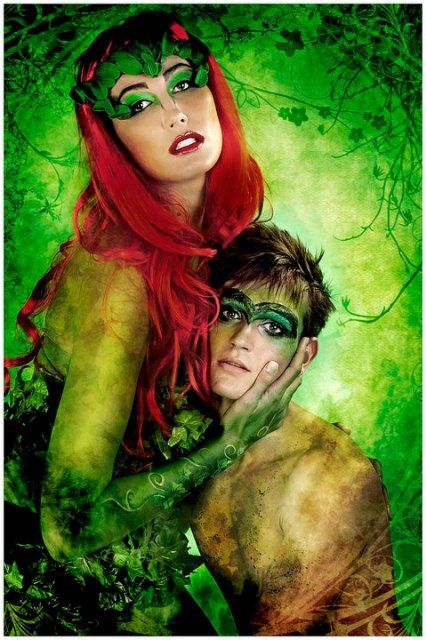 426x640 Cosplay Poison Ivy - Poison Ivy Painting