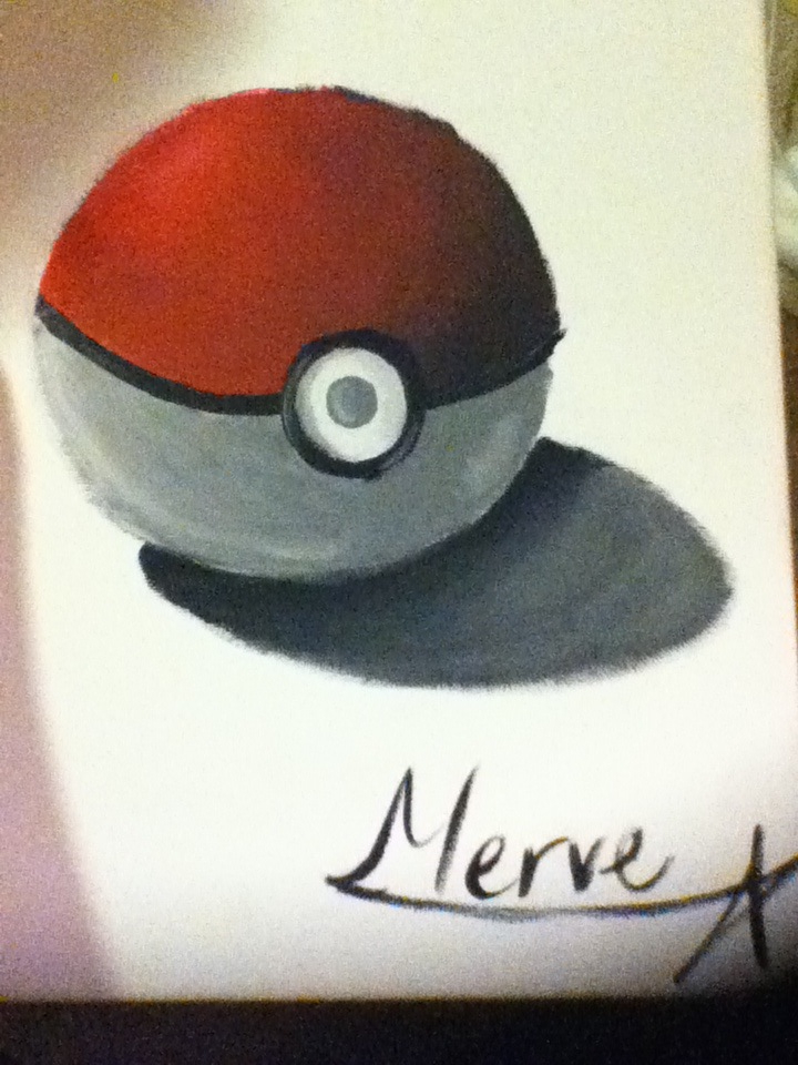720x960 Pokeball Painting By Wrathlover - Pokeball Painting
