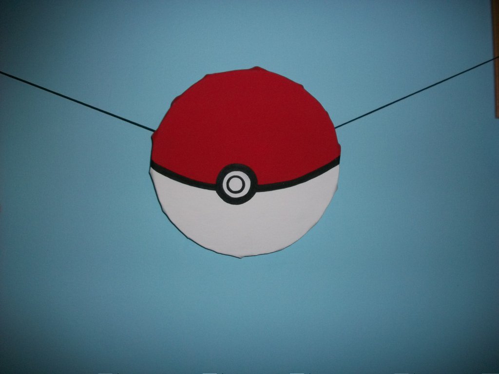 1024x768 Pokeball Painting By Queenofthe - Pokeball Painting