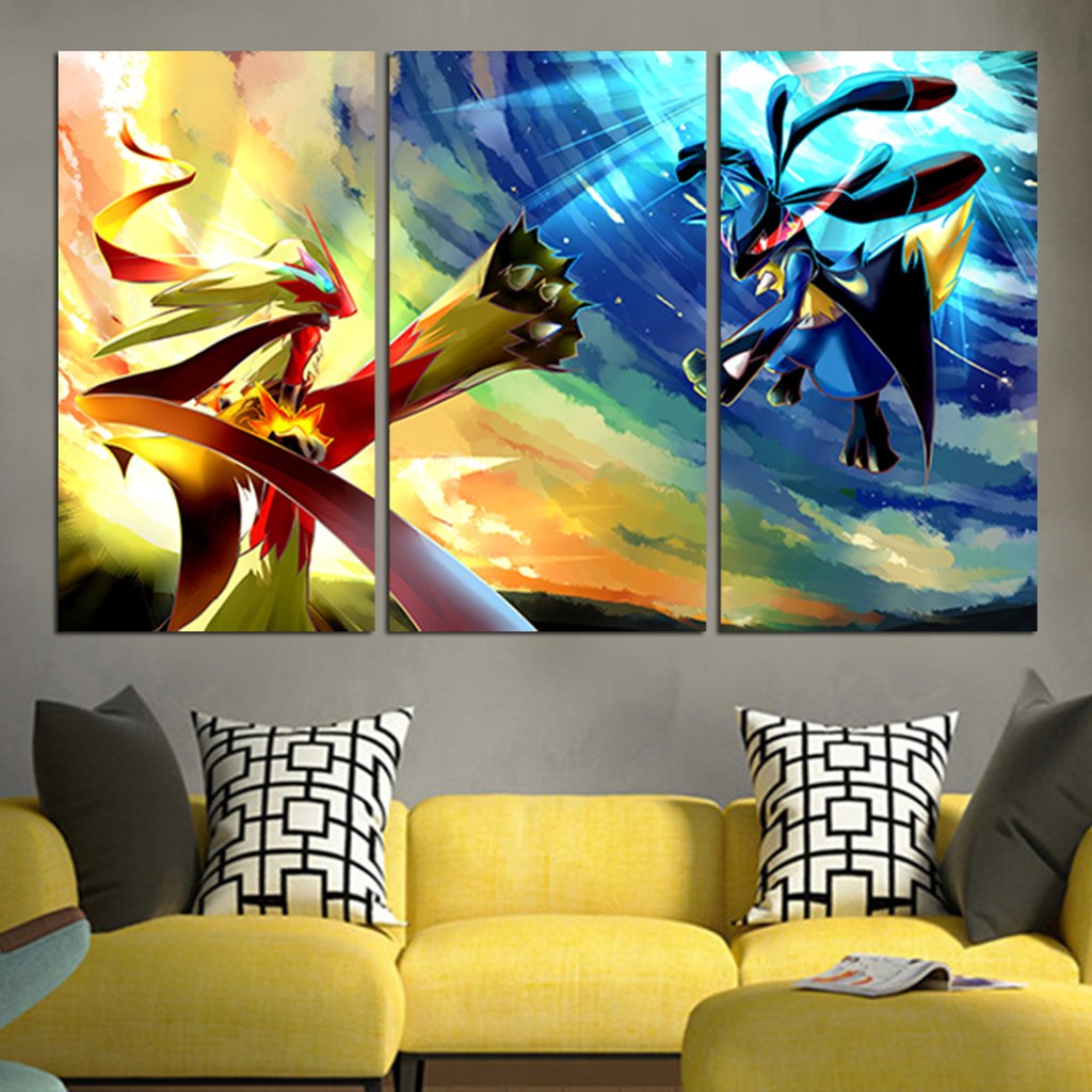 Pokemon Canvas Painting at Explore collection of