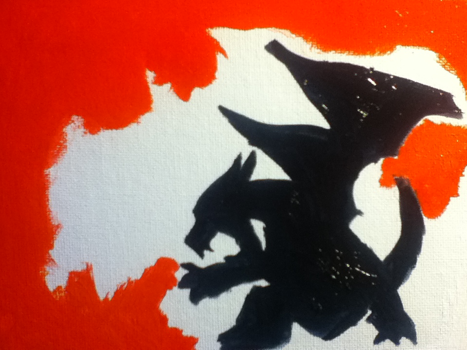 960x720 Charizard Painting Canvas By Akviles - Pokemon Canvas Painting