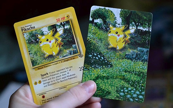 600x376 Lunumbra's Awesome Painted Pokemon Cards Youbentmywookie - Pokemon Card Painting