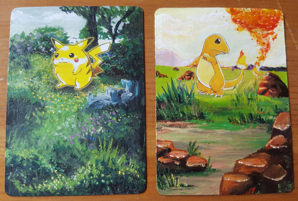 1200x810 Painting Over Old Cards Is More Fun Than Collecting Them - Pokemon Card Painting
