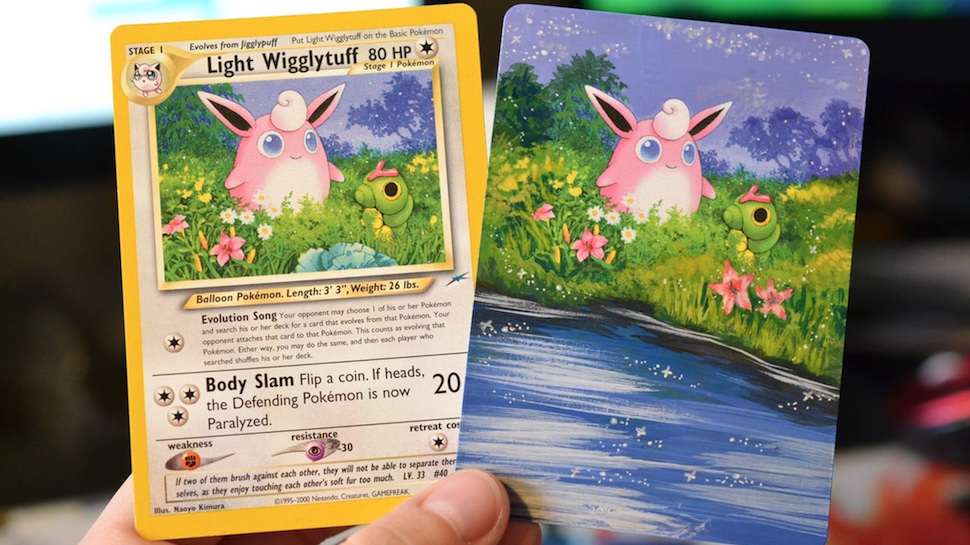 970x545 People Are Painting Over Cards And They Look Amazing Nerdist - Pokemon Card Painting