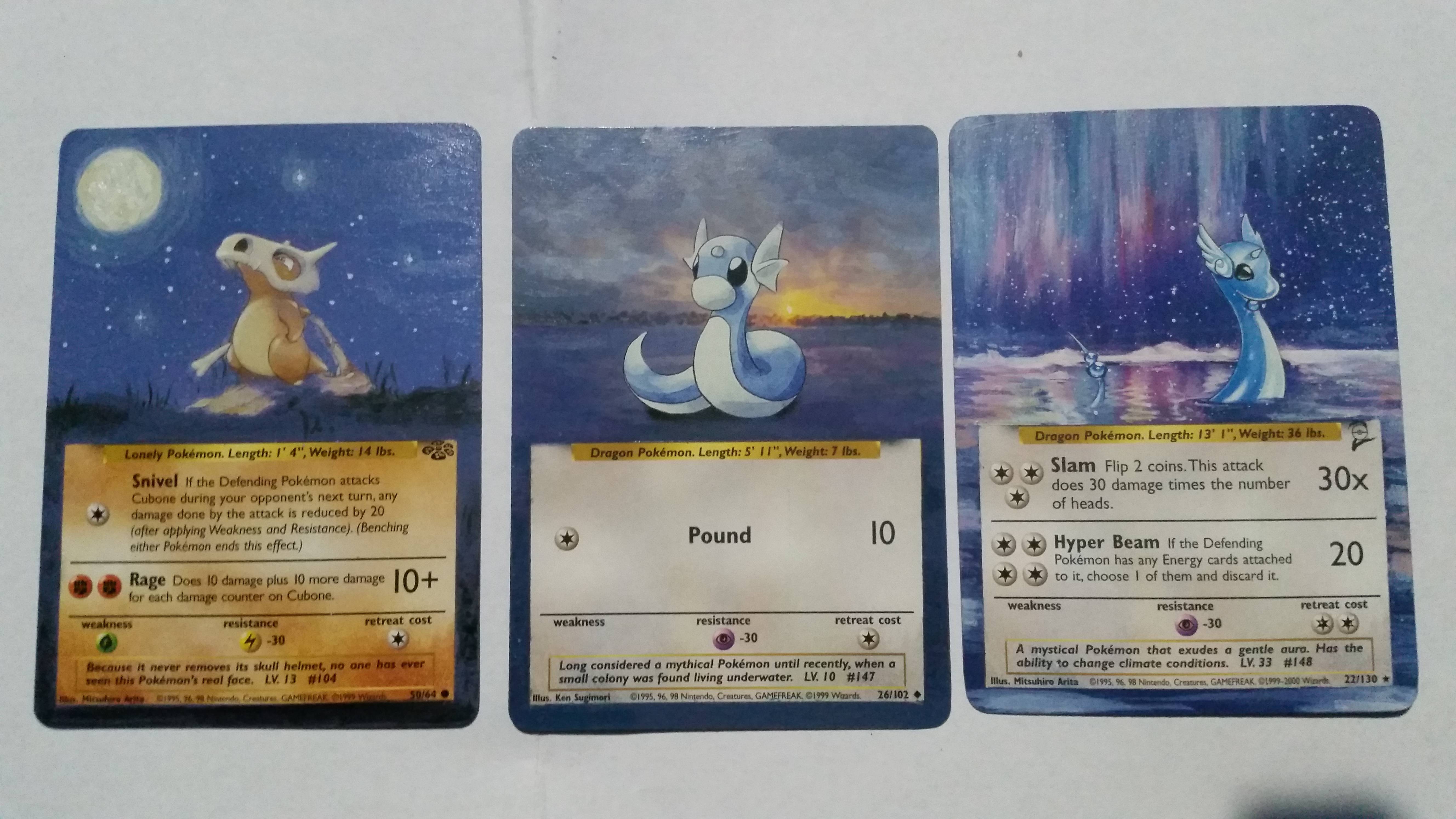 5312x2988 Pokemon Cards That My So Has Touched Up. - Pokemon Card Painting