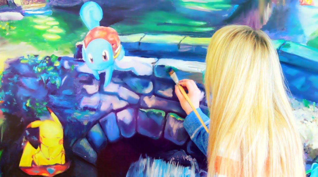 1301x726 Pokemon Painting - Pokemon For Painting