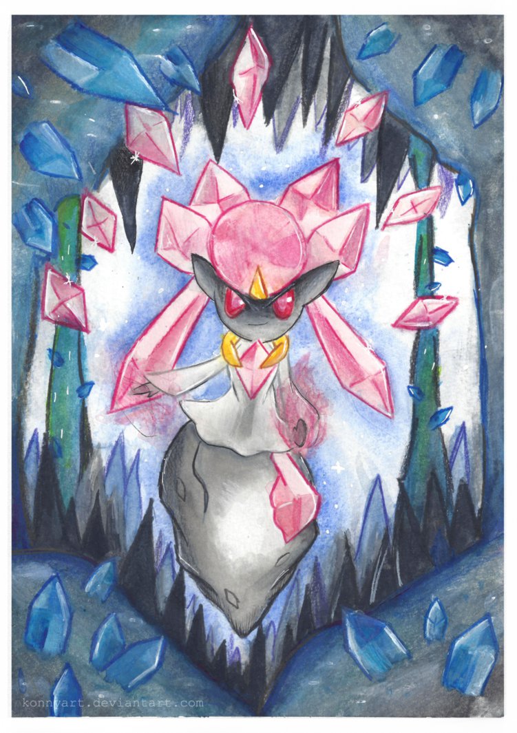 751x1065 Protector Of The Cave - Pokemon Painting