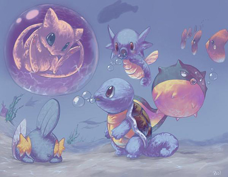 450x350 Awesome Pokemon Digital Paintings - Pokemon Painting