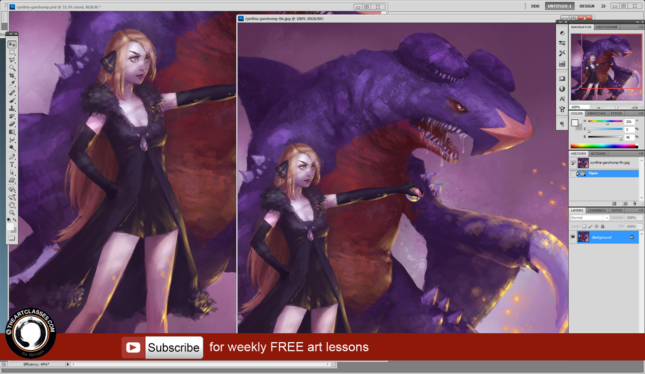 1280x743 Drawing Pokemon Cynthia From Live Stream Session 44 - Pokemon Painting Games