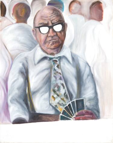 375x474 Poker Face Paintings For Sale Saatchi Art - Poker Face Painting