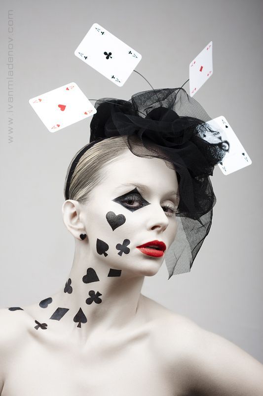 533x800 Poker Face By Ivan Mladenov Body Paint Poker Face - Poker Face Painting