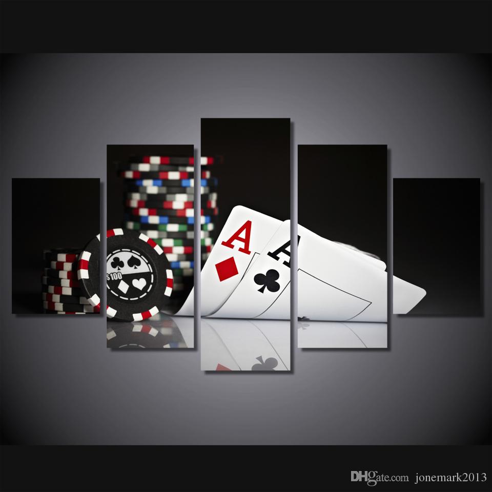 960x960 2018 Framed Hd Printed Poker Painting Canvas Print Room Decor - Poker Painting