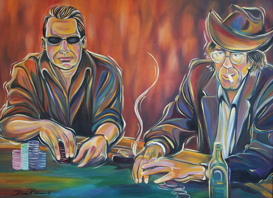900x654 World Series Of Poker Painting By Redlime Art - Poker Painting