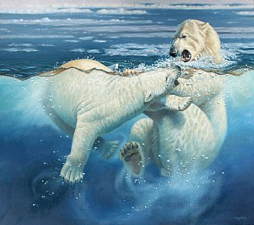 366x324 Polar Bear - Polar Bear Painting