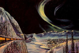 300x203 Polar Express Paintings Fine Art America - Polar Express Painting