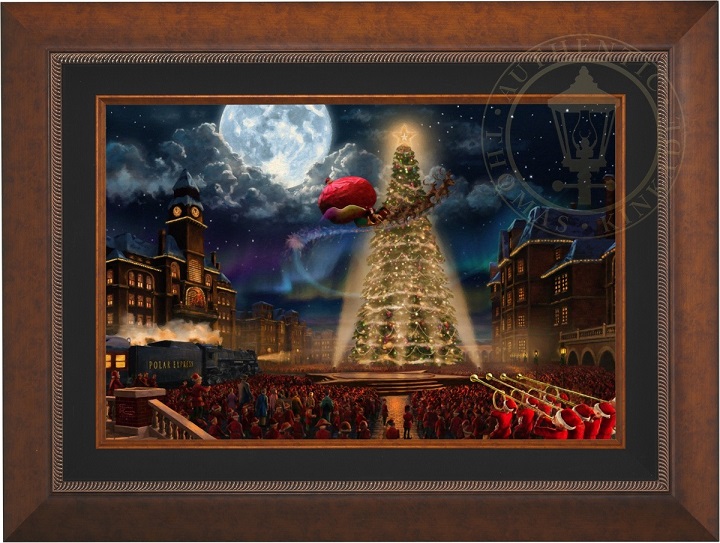 720x543 The Polar Express Painting Thomas Kinkade Painting - Polar Express Painting