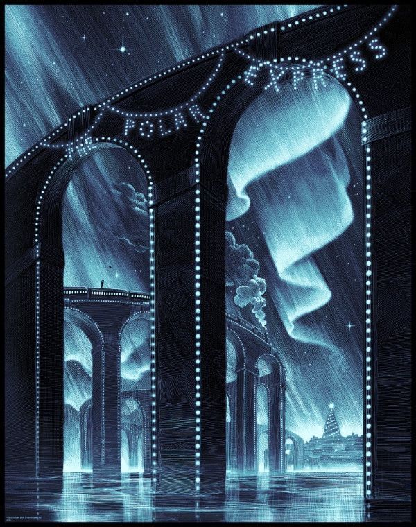 600x760 The Polar Express - Polar Express Painting