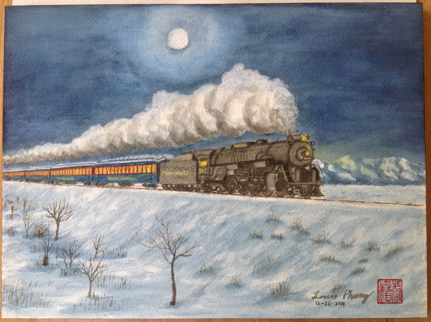 Polar Express Painting at Explore collection of