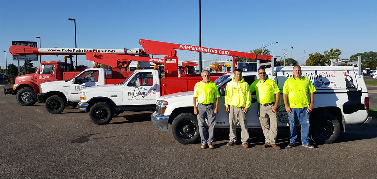 1200x571 Pole Painting Plus! Municipal, Industrial, And Commercial Painters - Pole Painting