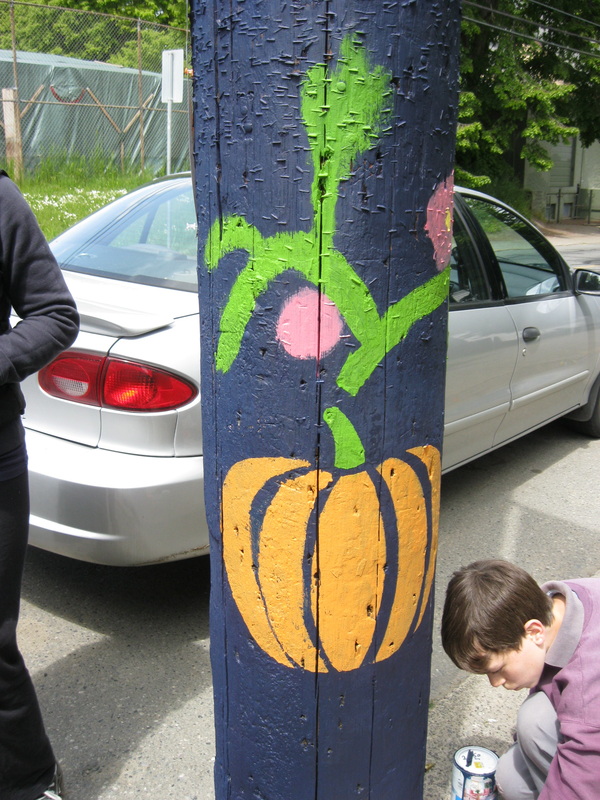 600x800 Telephone Pole Painting - Pole Painting