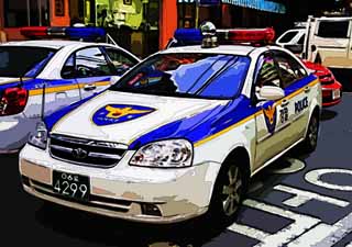 320x225 Yun Free Stock Photos No. 4756 Korea Police Car [Republic - Police Car Painting