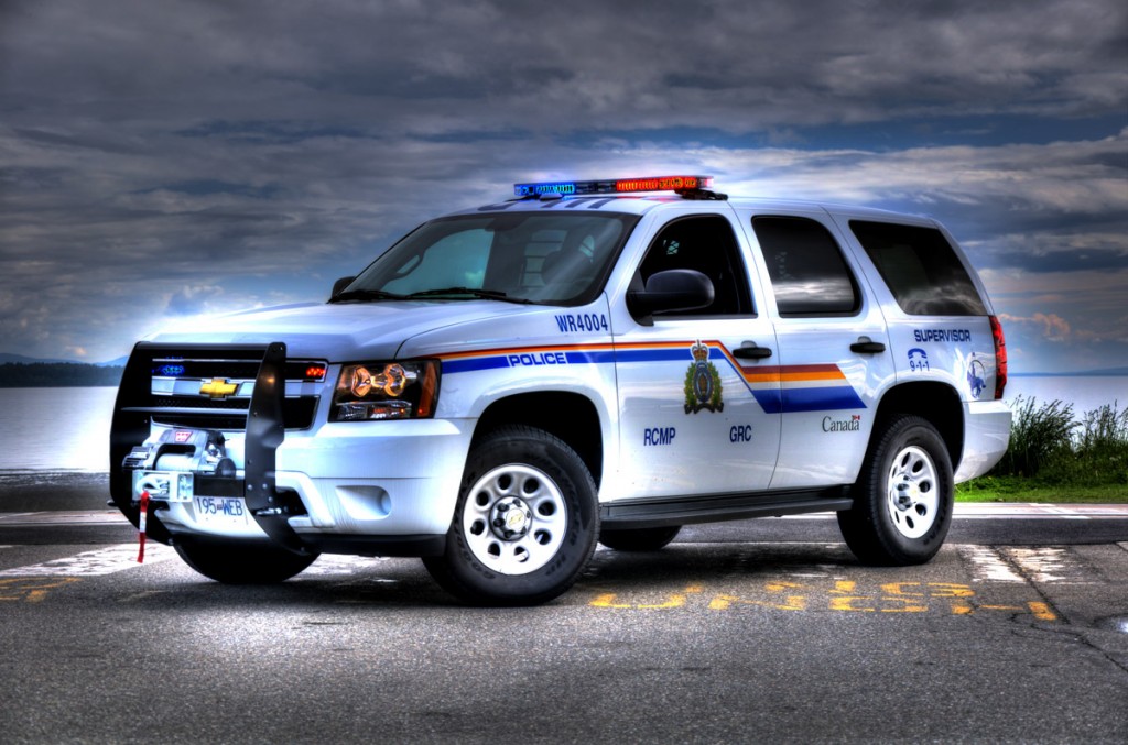 1024x677 Denman Island Rcmp Vehicle Immobilized, Spray Painted With Anti - Police Car Painting