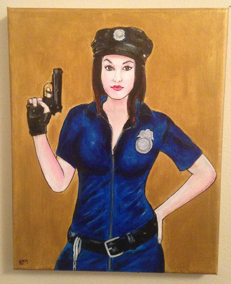 Police Officer Painting At PaintingValley Com Explore Collection Of Police Officer Painting