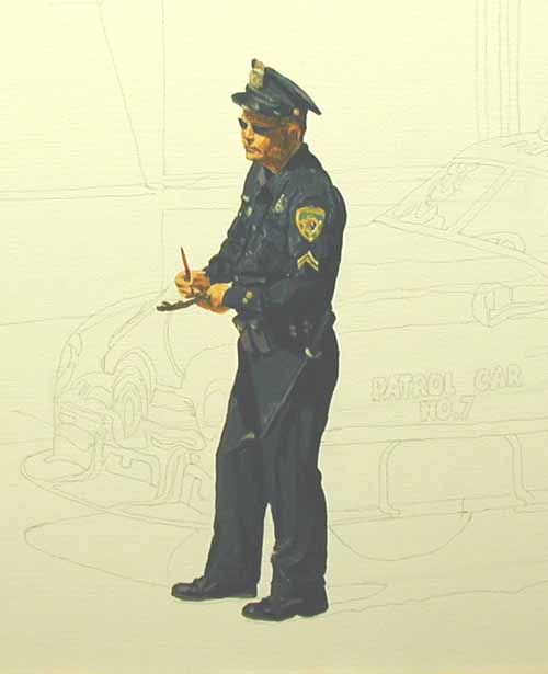Police Officer Painting at Explore collection of