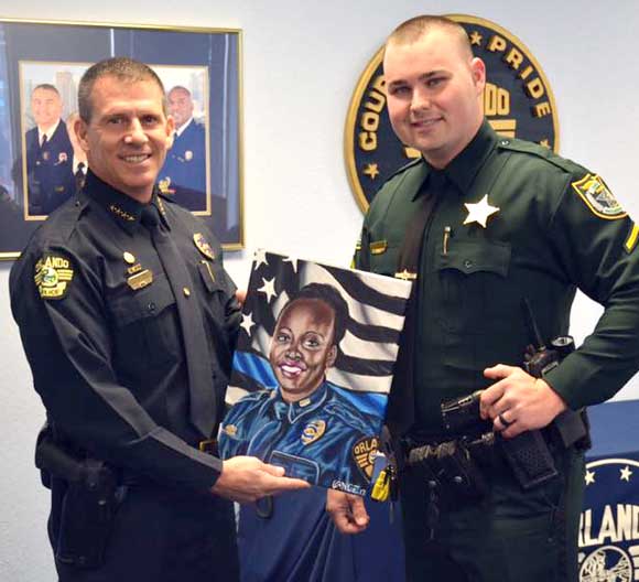 580x528 Brevard County Sheriff's Deputy Lance Behringer Donates Painting - Police Officer Painting