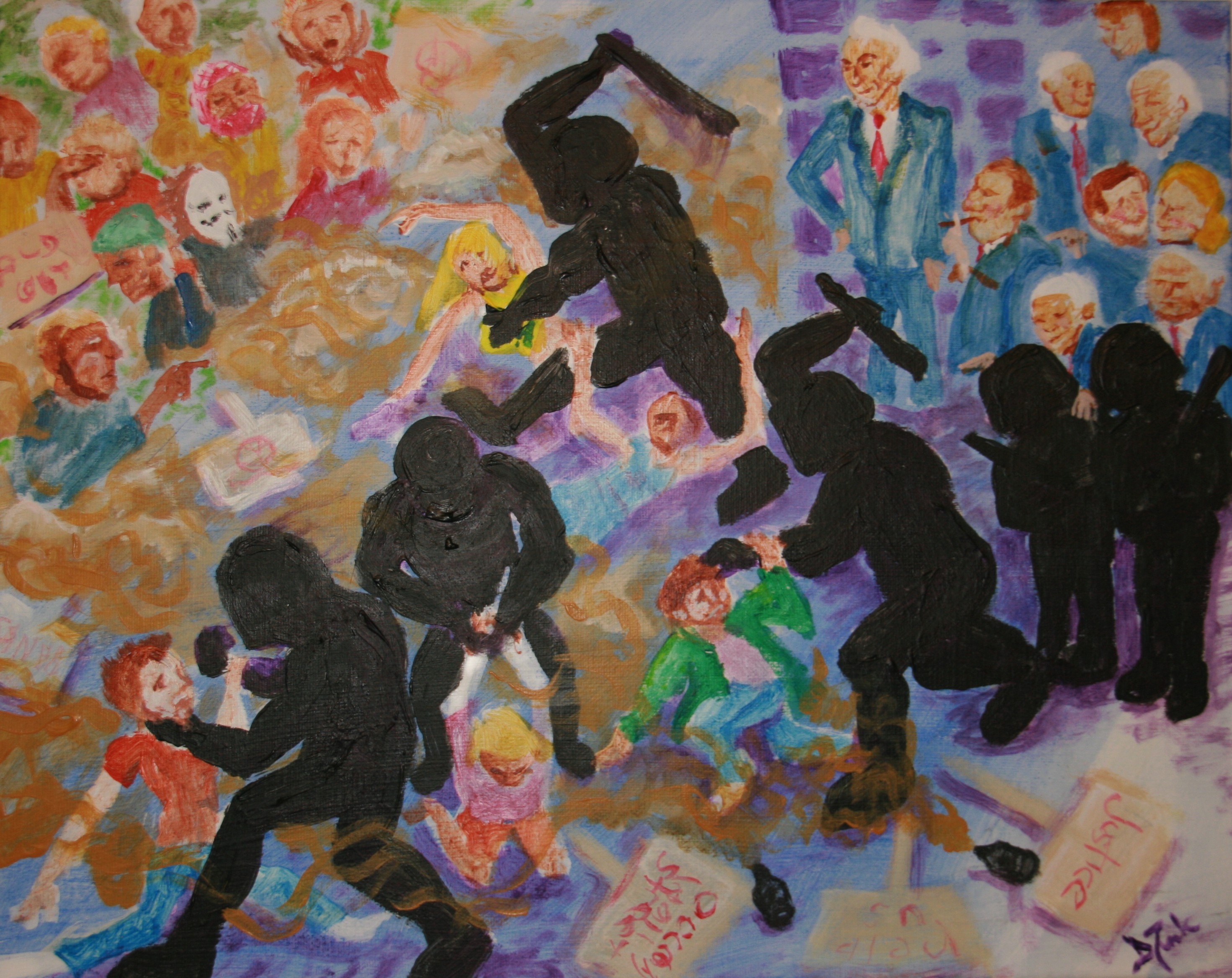 2942x2335 New Painting - Police Painting