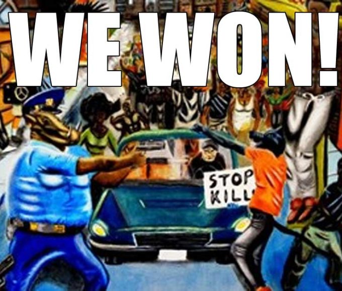 680x580 Rep. Lacy Clay Hangs Painting In Nation's Capitol That'S - Police Painting