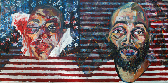 570x283 The Power Of Activist Art Looking At Police Brutality, A First - Police Painting