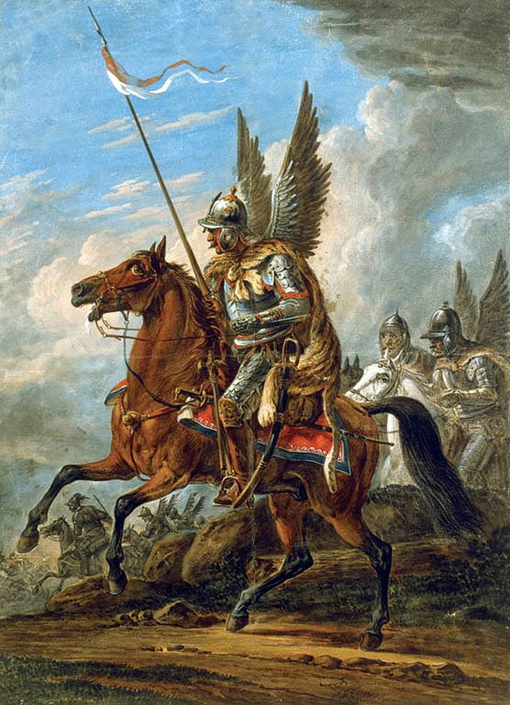 734x1014 Polish Winged Hussar, Painting By Aleksander The Title - Polish Hussar Painting