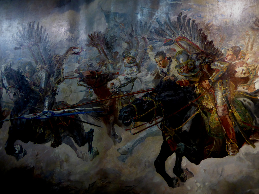 1024x768 Winged Hussars Detail From A Painting By Wojciech Kossak - Polish Hussar Painting