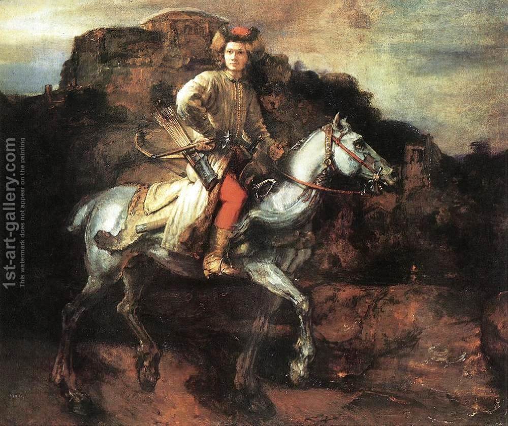 1000x839 The Polish Rider 1655 Rembrandt Reproduction 1st Art Gallery - Polish Painting