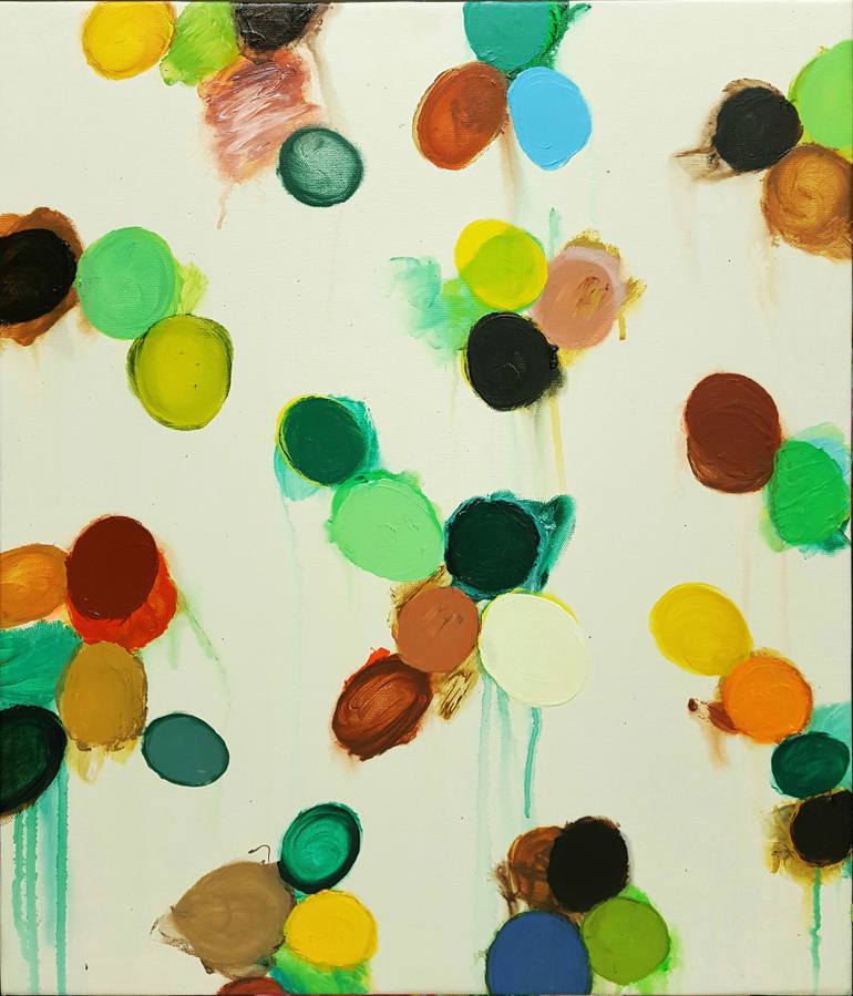 770x899 Saatchi Art Polka Dot Painting - Polka Dot Painting