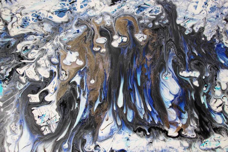 770x513 Saatchi Art Wild Ghost Exclusive Xl Large Modern Abstract - Pollock Painting