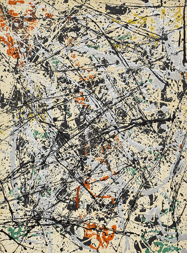 711x960 Sotheby's To Offer Jackson Pollock Drip Painting In May Sale - Pollock Painting