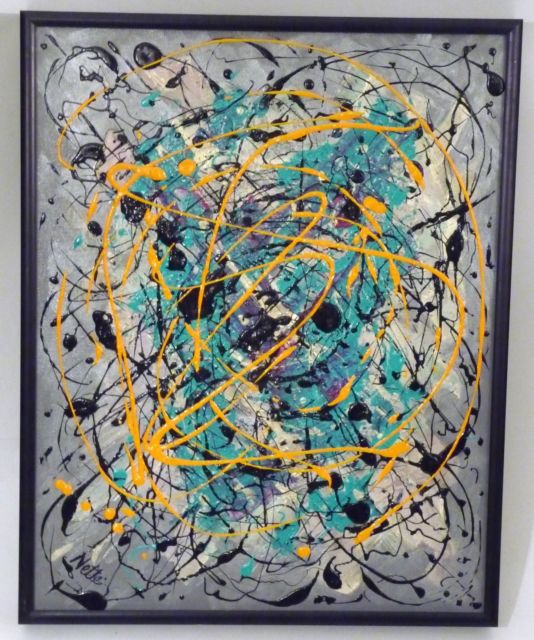 534x640 Jackson Pollack's Legacy Collection On Ebay! - Pollock Style Painting