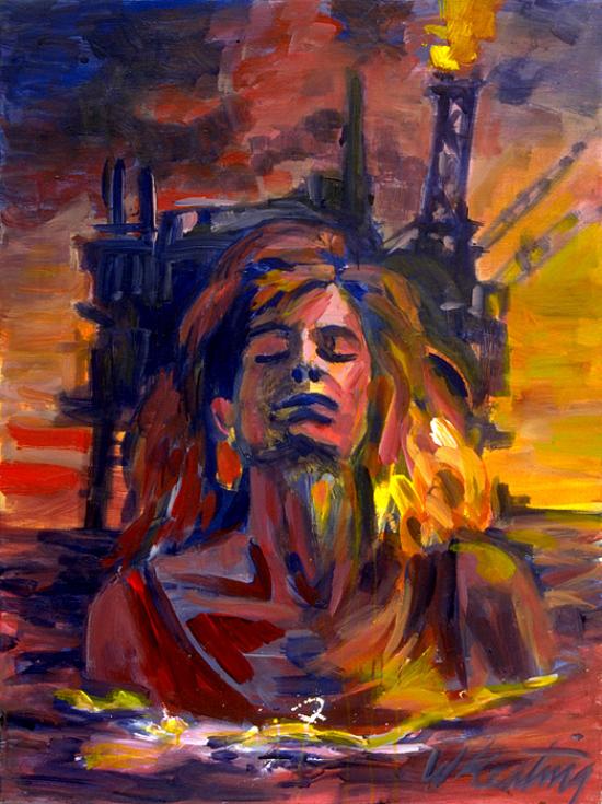 550x735 Social Critique Intro To Art Rafael - Pollution Painting