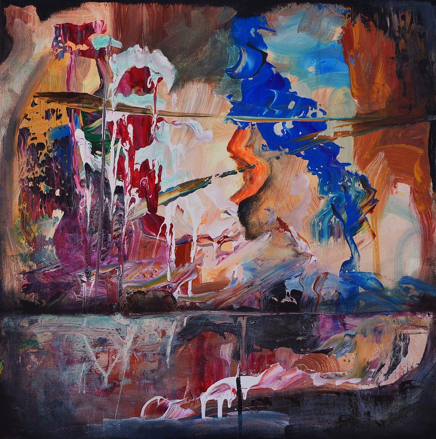 895x900 Mind Pollution Painting By John Terrell - Pollution Painting