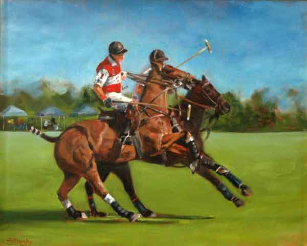 600x480 Stephen Filarsky - Polo Painting